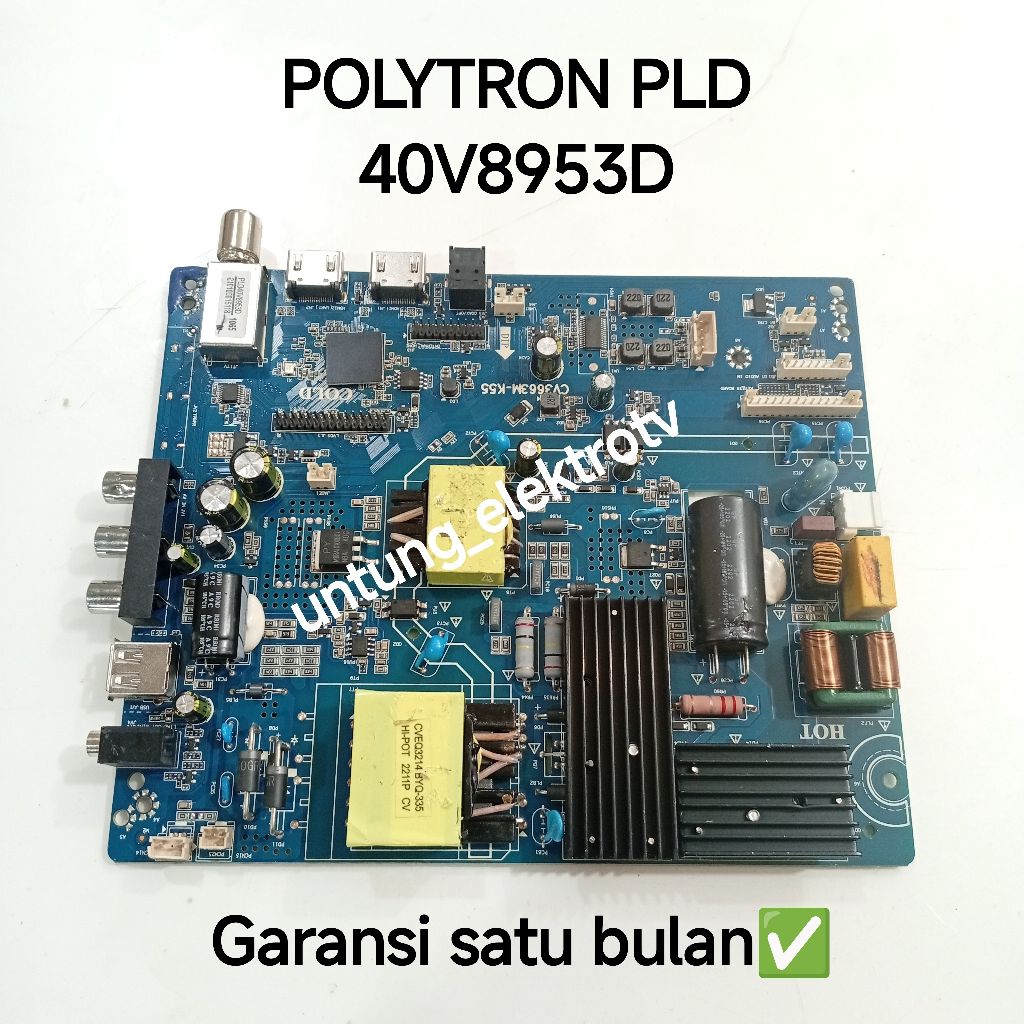 MB TV LED POLYTRON PLD 40V8953D MAINBOARD-MOTHERBOARD-MOBO-MODUL MESIN TV LED POLYTRON PLD 40V8953D