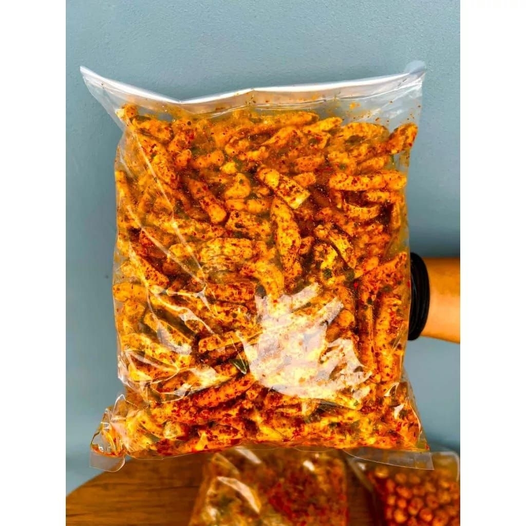 

basreng kriuk pedas daun jeruk kemasan 250gr