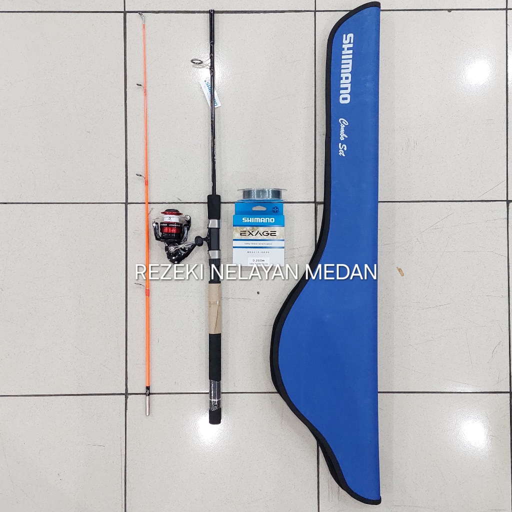 SHIMANO Combo Set 2025 | Reel Sienna 2500 HGFG + Cruzar BX SG 256 + Exage 150m