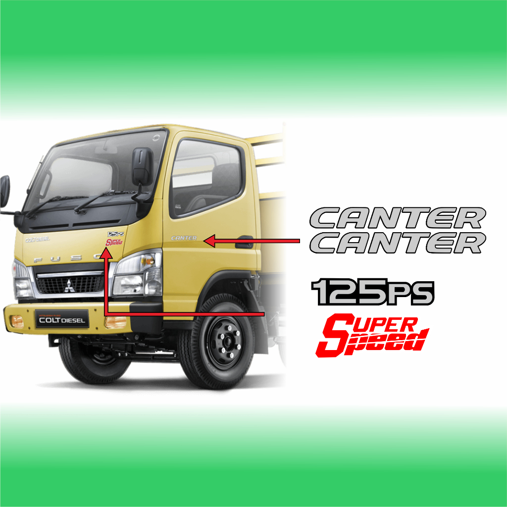 STIKER canter 125ps super speed / STIKER EMBLEM