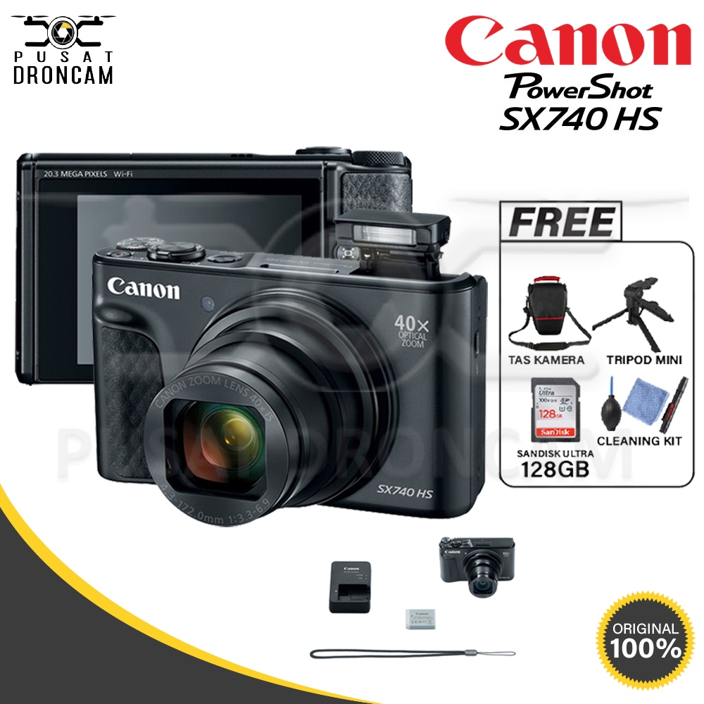 Canon PowerShot SX740 HS Digital Pocket Camera / Power Shot SX740HS / SX 740HS / SX 740 HS