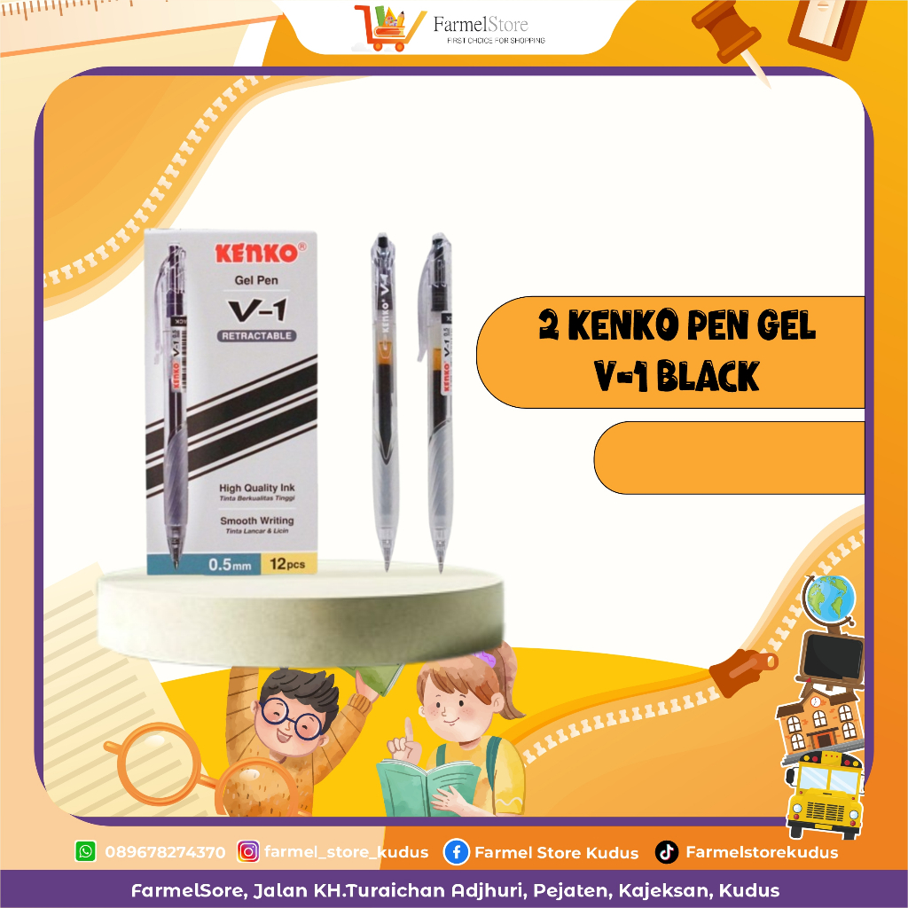 

Kenko Pen Gel V-1 Black