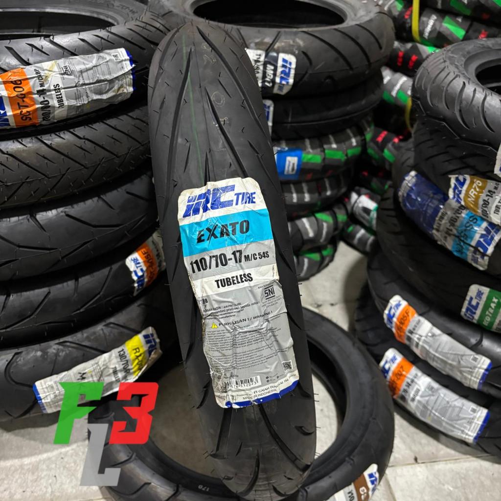 BAN LUAR IRC EXATO 110/70 RING 17 TUBELESS