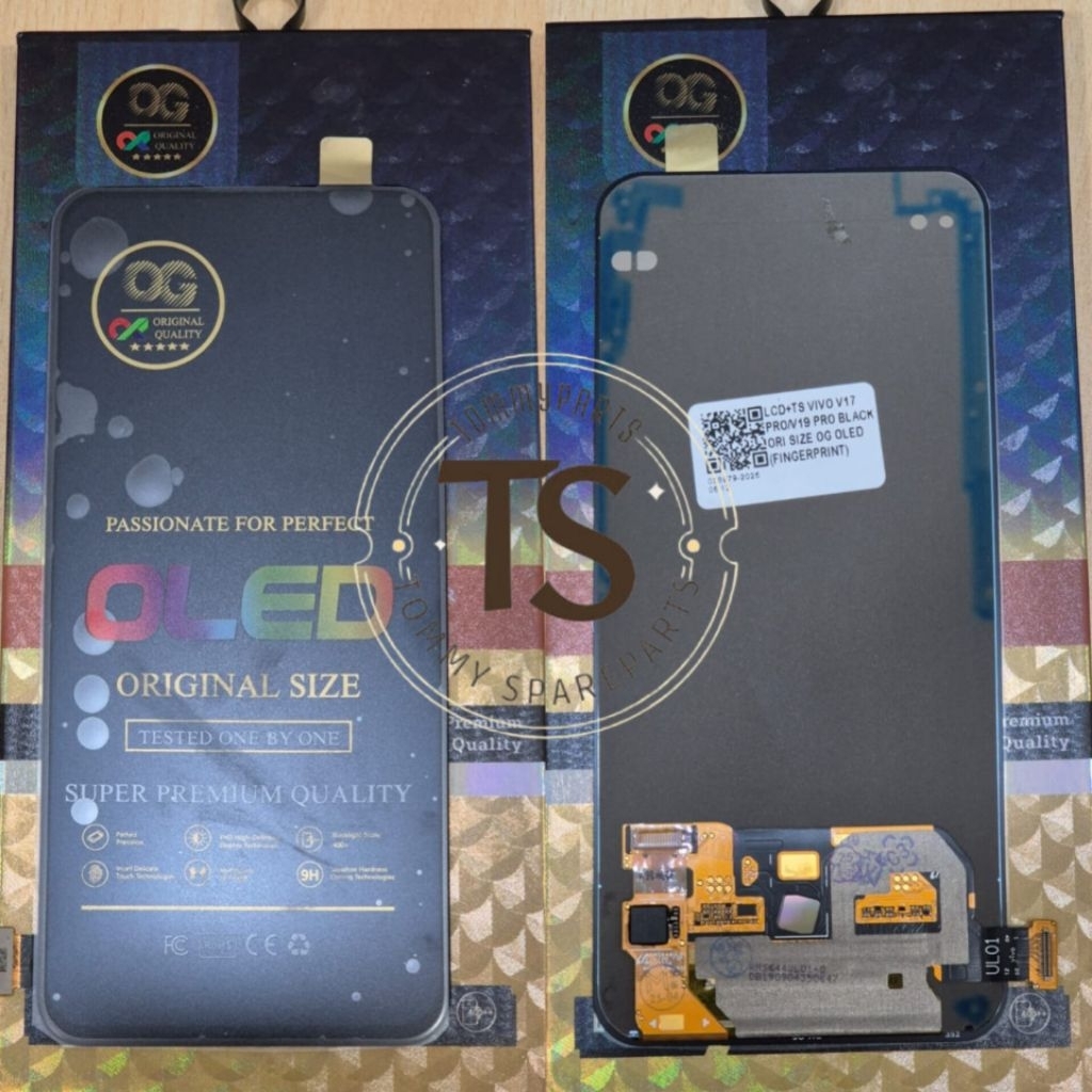 LCD TOUCHSCREEN VIVO V17 PRO V1 1910 OLED SIZE OG FINGERPRINT FUNGSI
