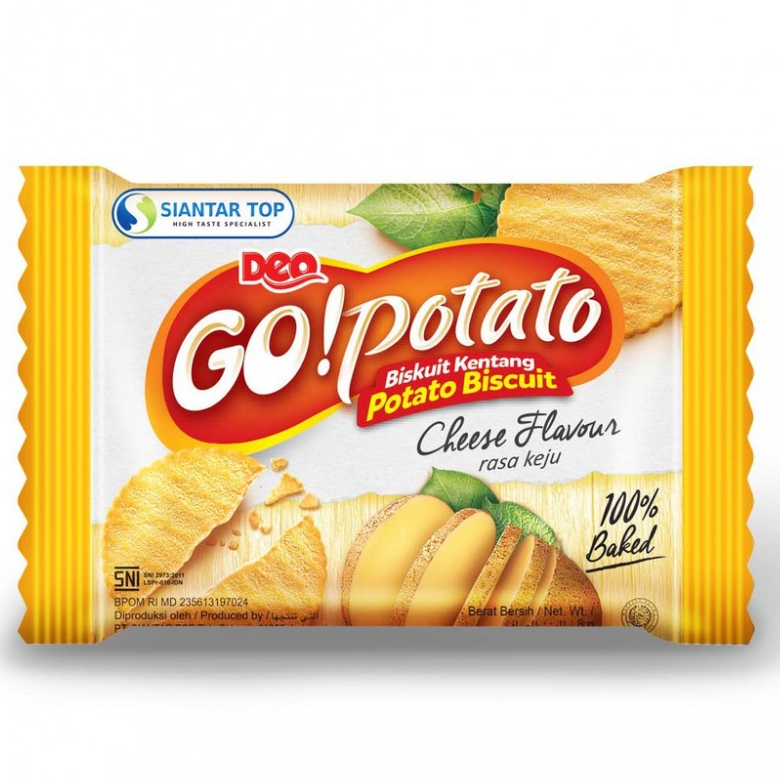 

BRIO GO POTATO CHEESE 42 GR 8994834007620