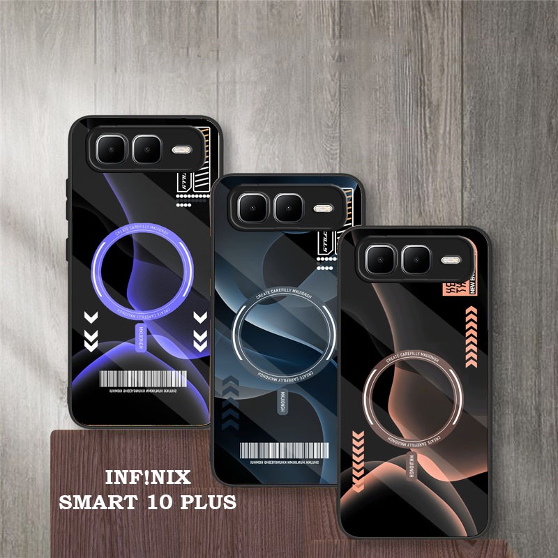 [SK134] Softcase Glass For INFINIX SMART 10 PLUS - Case Handphone - Casing Handphone - Kesing Handph