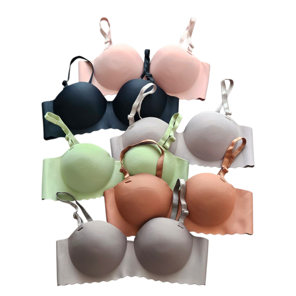 Bra Wanita Bh Busa Tebal Seamless Halus Ukuran 34-40 Tanpa Kawat