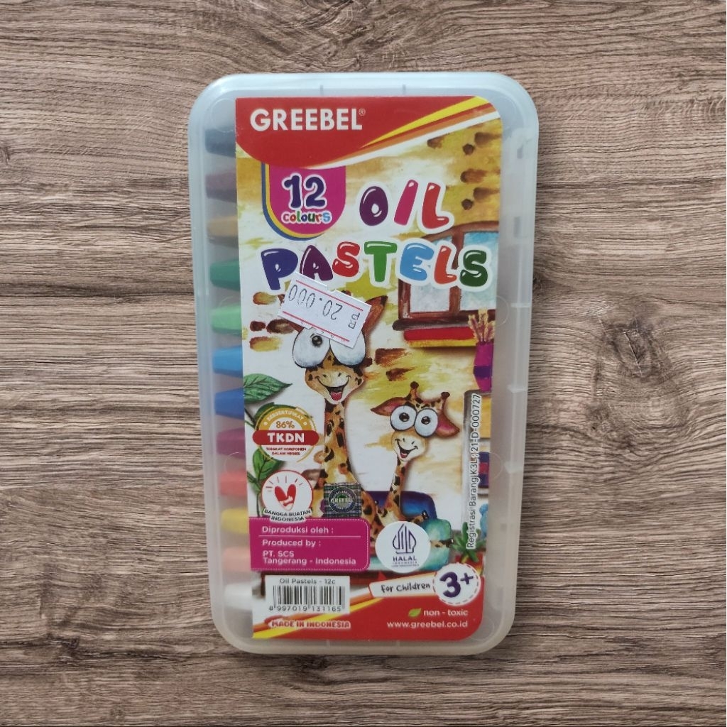 

Greebel Oil Pastels 12 Warna/crayon greebel
