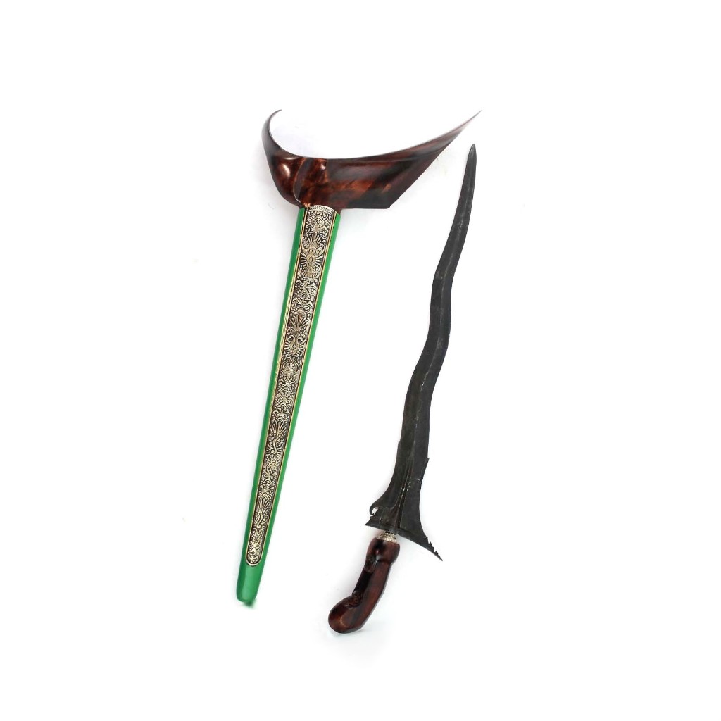 Keris Ladrang Yogya Asem Dhapur Pudak Setegal Kelengan Sinom Pamor Kemalo Slorok Buntu KD1007