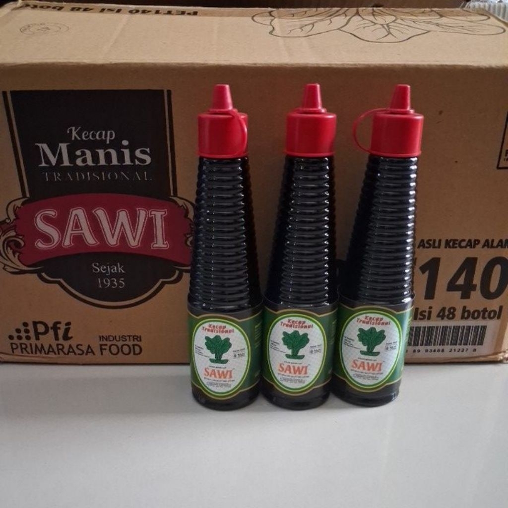 

Kecap manis sawi botol 1 DUS kemasan 140ml