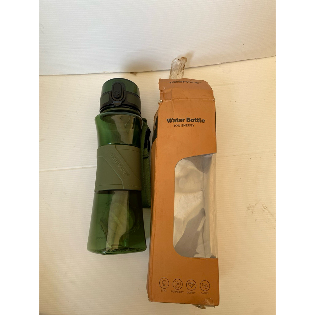 (box4a) UZSPACE Botol Minum Ion Tritan Sport Water Bottle Ion Energy Max Volume 550ML Sale Murahhh