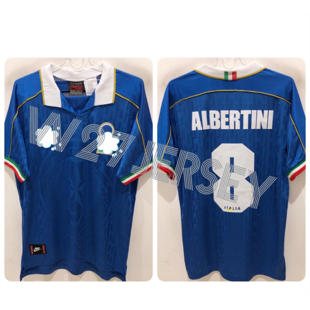 JERSEY RETRO - ITALY HOME 1995 name player Albertini