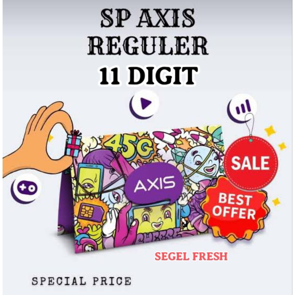 Kartu Perdana Axis 11 Digit Nomor Cantik