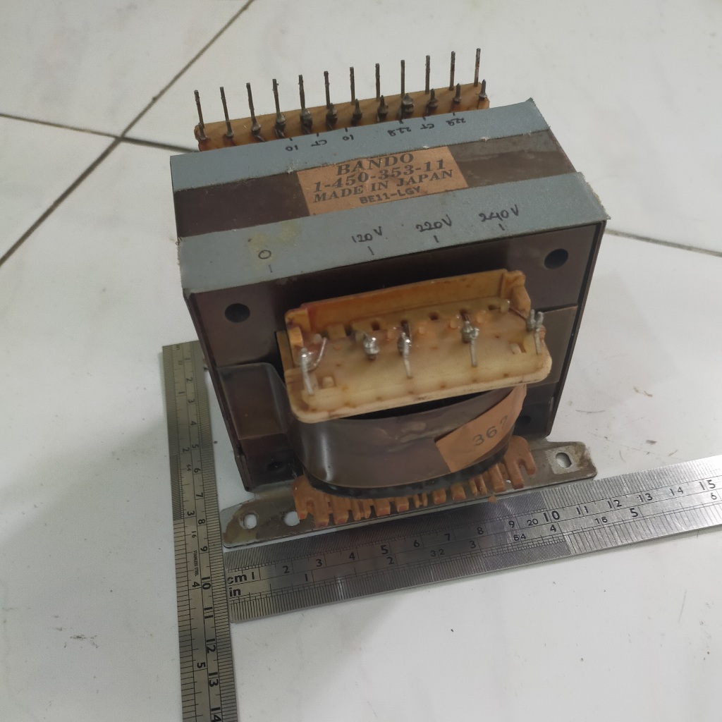 Trafo Travo Transformer Sony Bando CT22.8V CT10V 7 Ampere Made in Japan
