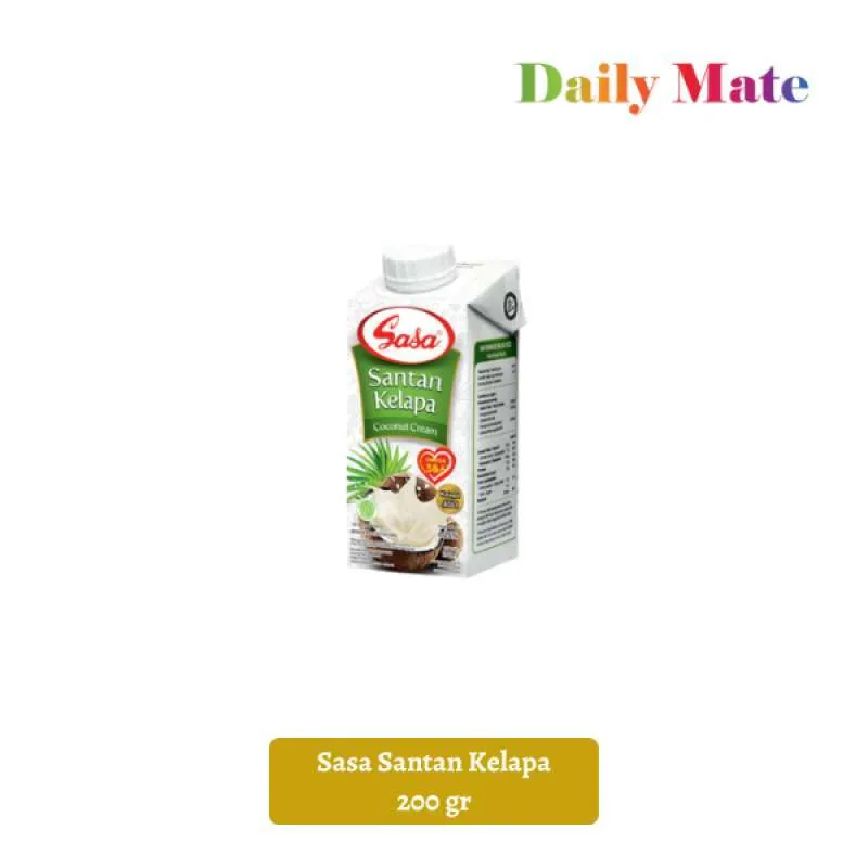 

Sasa Santan Cair 200 ml/Santen/Santan Kotak/Sasa/Santan Sasa 200ml Creamy Condensed Milk
