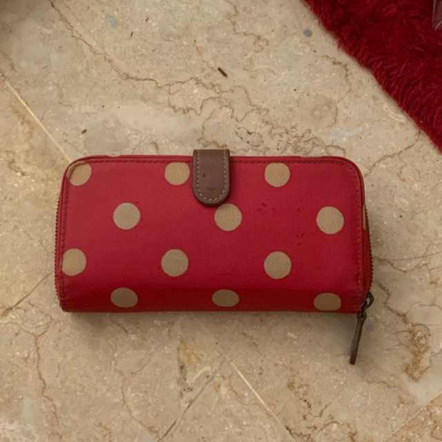 CATH KIDSTON RED WALLET SECOND AUTHENTIC - NO BOX