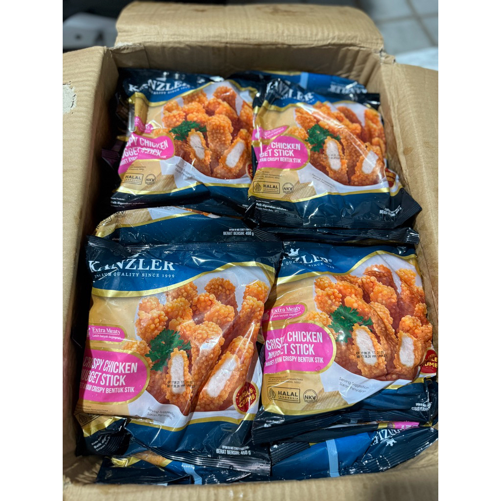 

Kanzler naget ayam crispy stik 450gr