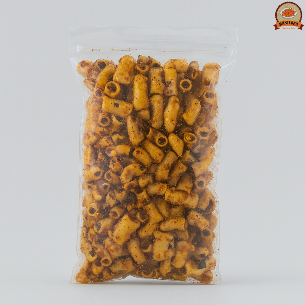 

Makaroni Bantet Pedas 150gr Daun Jeruk Semi Mekar Snack Makroni