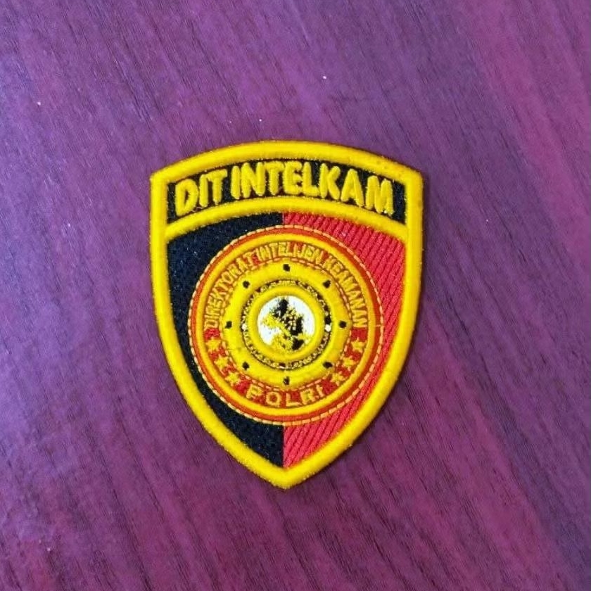Logo DIT INTELKAM/Atribut DIT INTELKAM Timbul Bordir Satuan