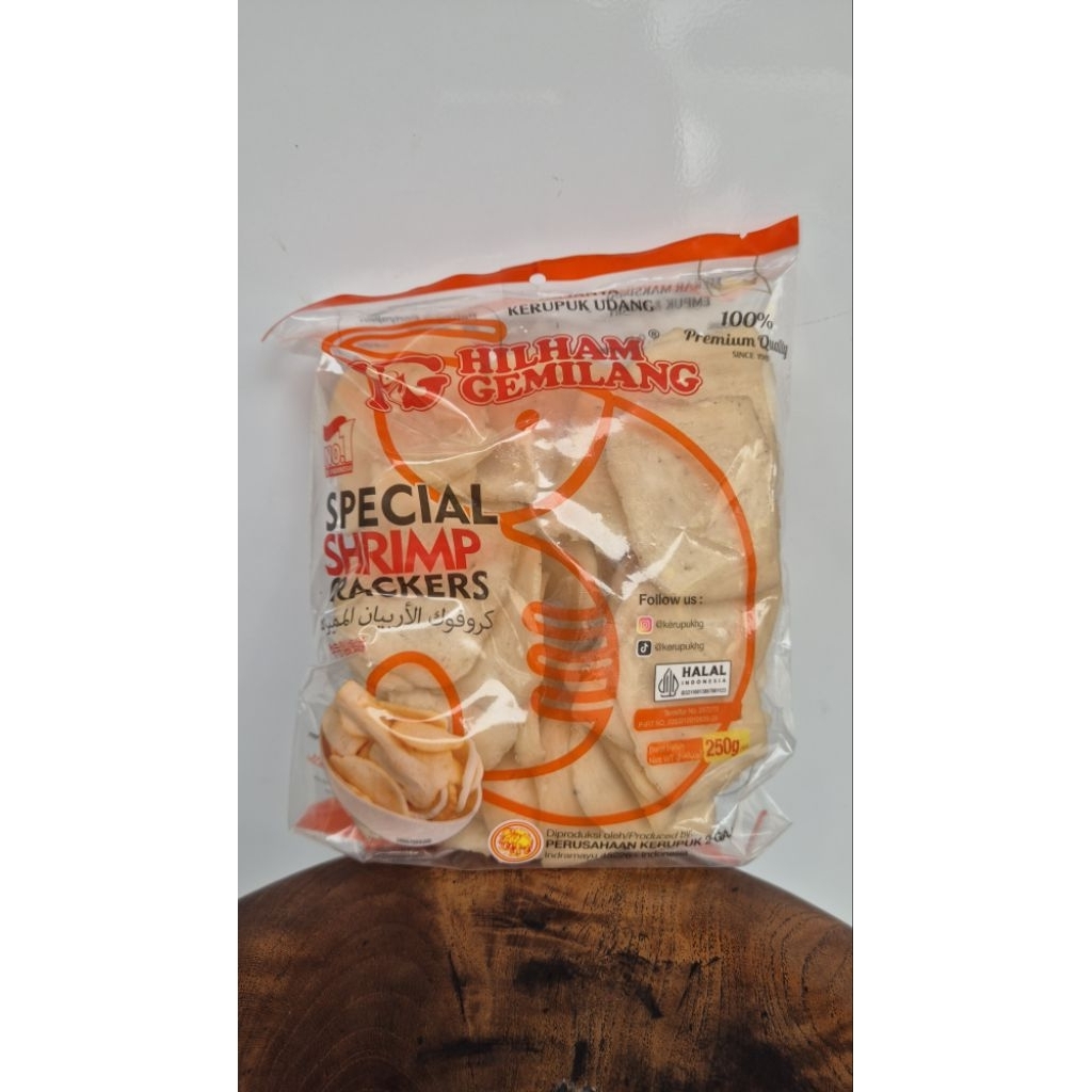 

Kerupuk Udang Hilman Gemilang 250 gram