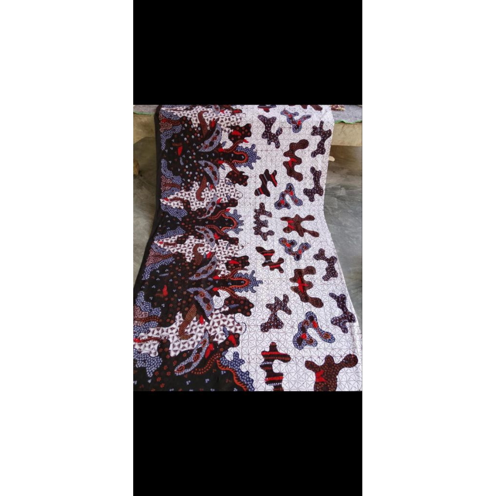 kain batik madura dasar putih
