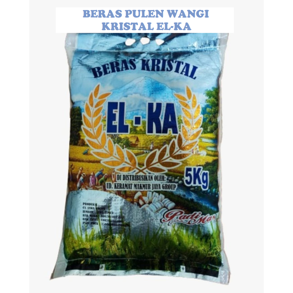 

Beras KRISTAL EL_KA Premium Kemasan 5kg