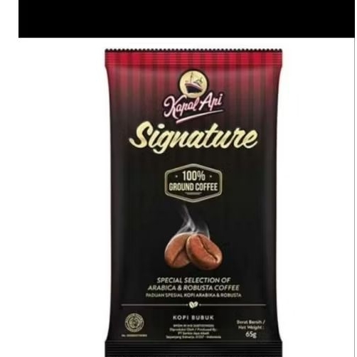 

Kopi Kapal Api Signature 65 Gram Coffe Kapal Api