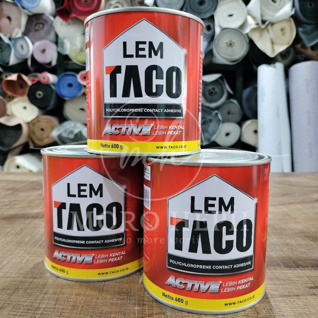 

ORIGINAL! LEM TACO ACTIVE MERAH Netto 600Gr LEM KUNING SERBAGUNA MURAH
