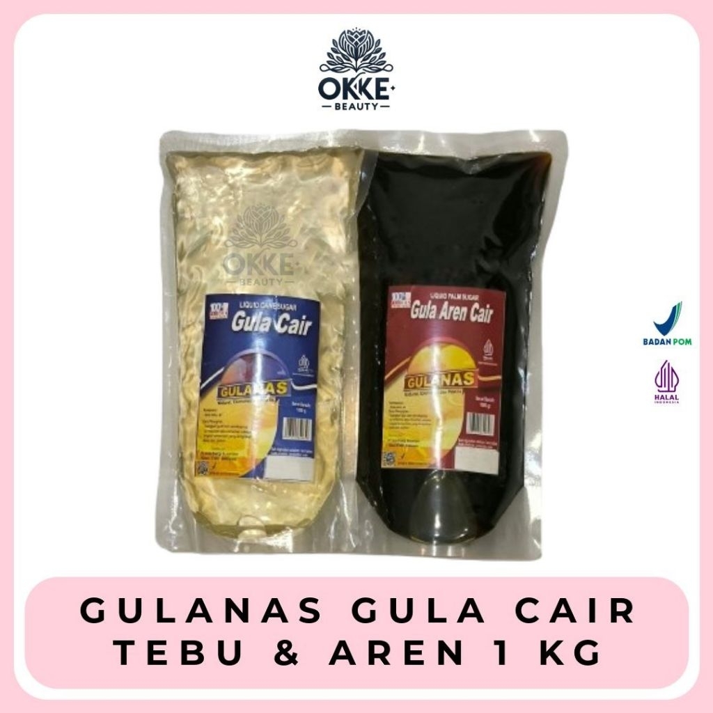

Gula Cair GULANAS 1 kg – Gula Tebu & Aren | Liquid Sugar Untuk Kopi, Masakan & Minuman