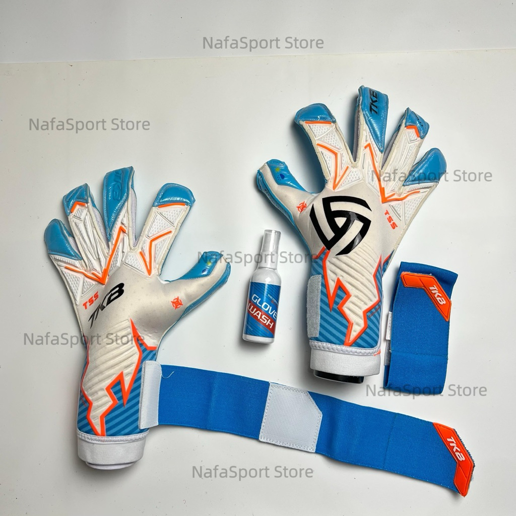 SARUNG TANGAN KIPER TKB FORSTE  3.0 EXPLOSION  RED BLACK ORIGINAL 2025 FREE SABLON NAMA   TKB FORSTE