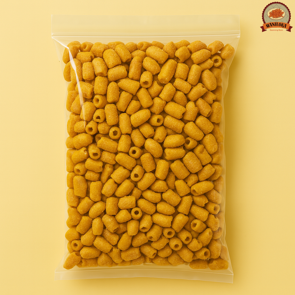 

Makroni Bantat 500gr Rasa Jagung Manis Semi Mekar Cemilan Snack Kering Makaroni