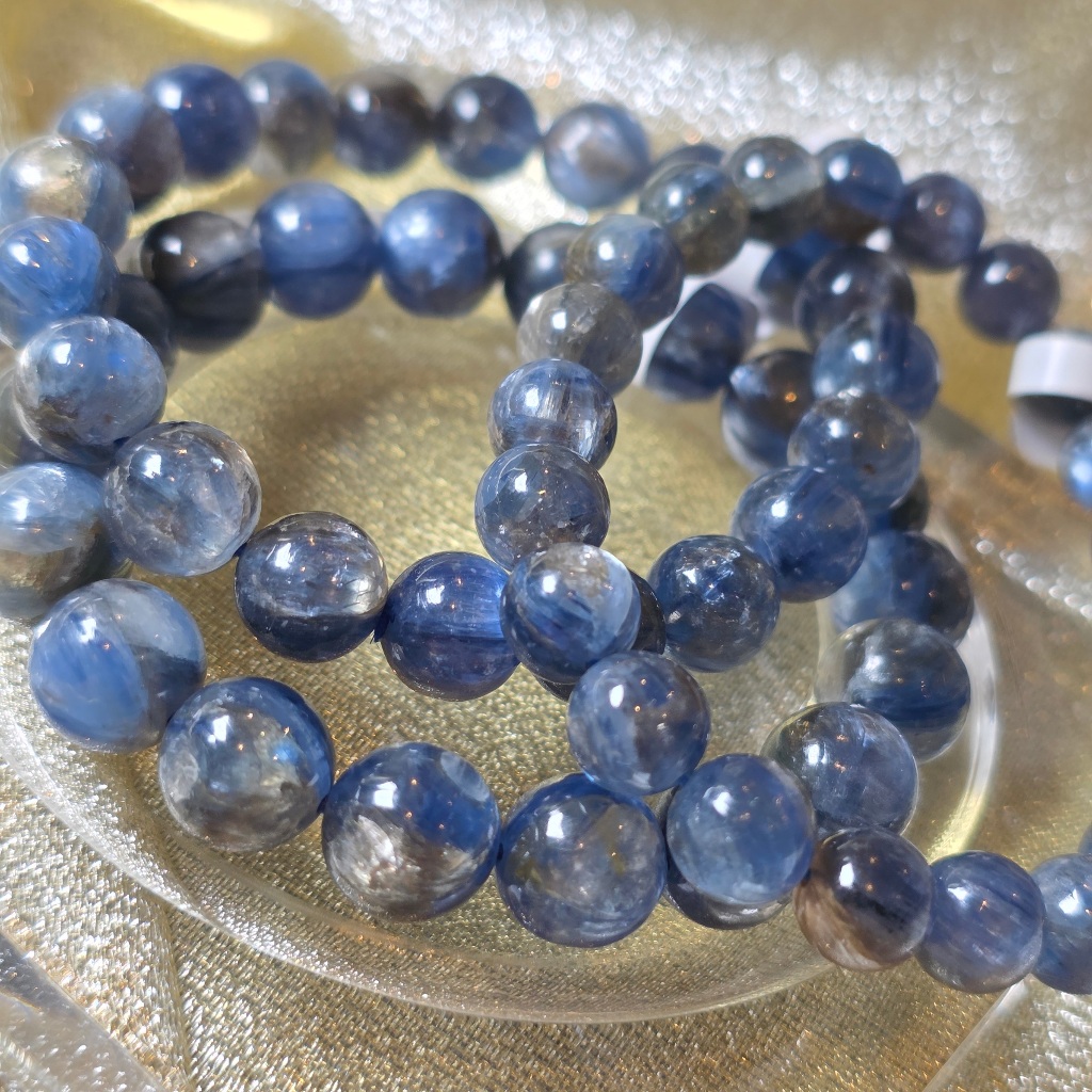 Gelang Silver Kyanite / Crystal Healer / Gelang Kesehatan *HQ