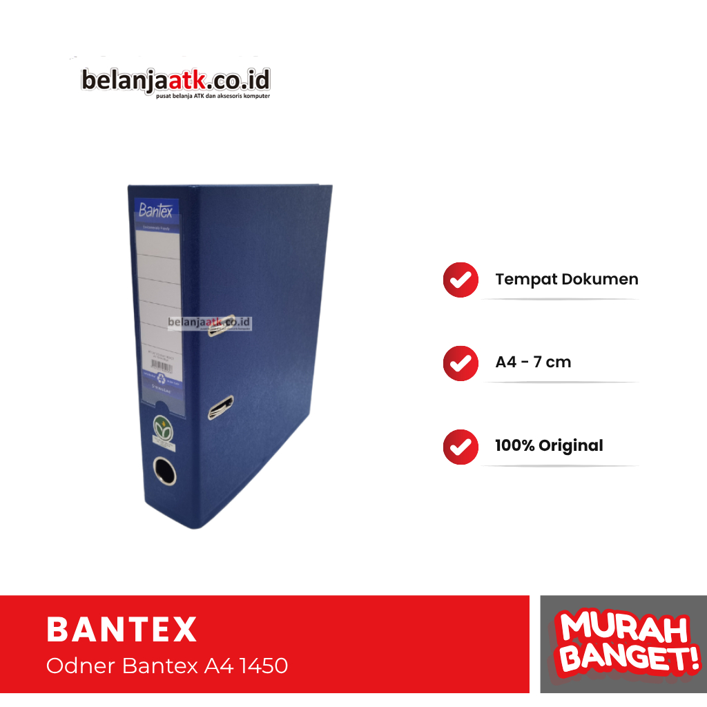 

Ordner Bantex A4 1450 / Penyimpan Dokumen