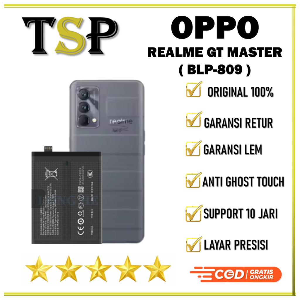 BATERAI OPPO BLP809 REALME GT MASTER BATERAI ORIGINAL 100%