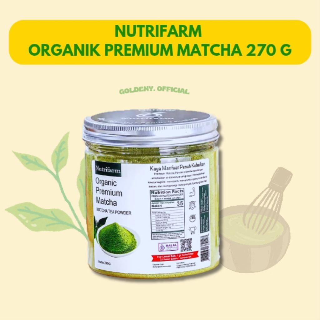 

NUTRIFARM PREMIUM MATCHA 270 GR | MATCHA POWDER