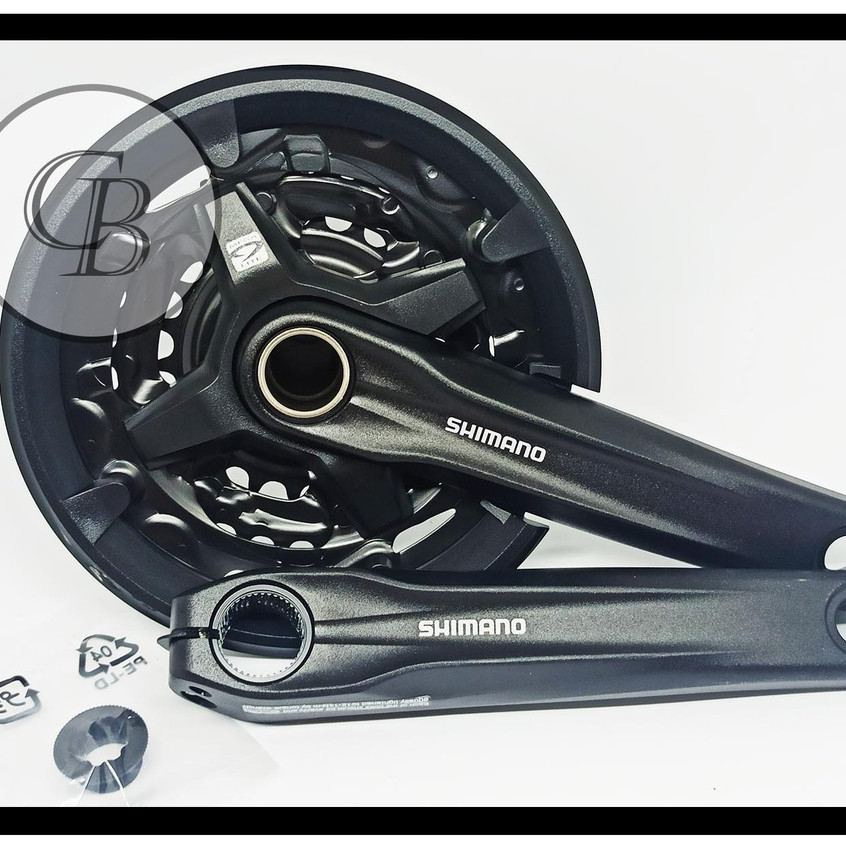 Gir Gear Crank Crankset Sepeda Alloy Shimano Altus HT2 Hollowtech2 MT210 40T 30T 22T Murah Ori Origi
