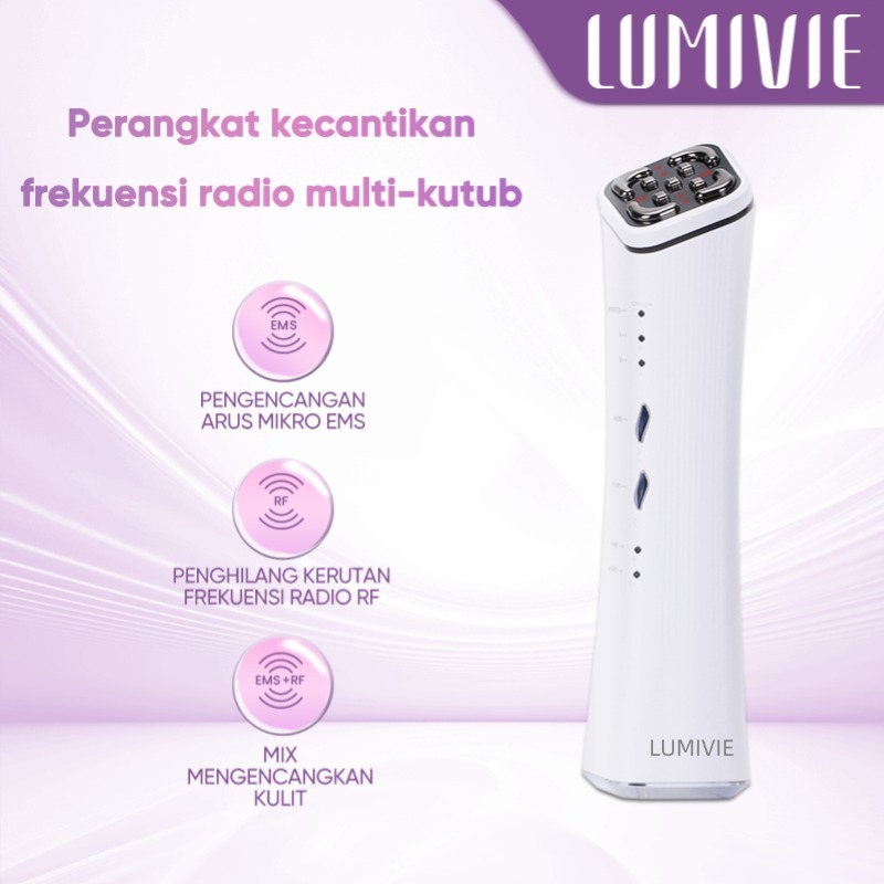 LUMIVIE RF Lifting Beauty Device Alat Kecantikan Untuk Jerawat Dan Anti Penuaan