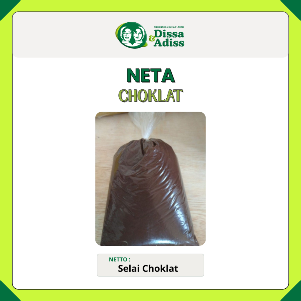 

Selai Coklat 1/2 Kg - Rasa Coklat Lezat Neta (@250gram & @500gram) - Tobaqdissa