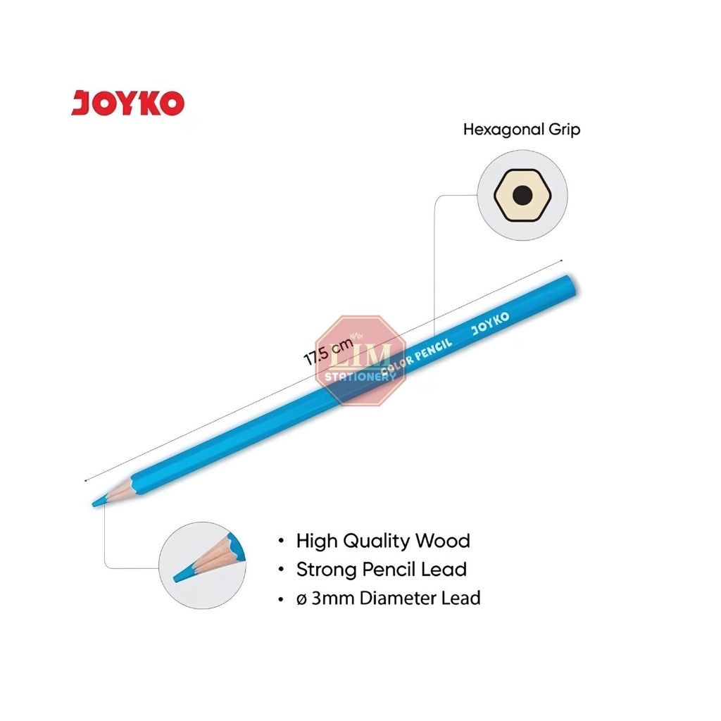 

Pensil Warna COLOR PENCIL CP-0132 JOYKO Karakter Beruang