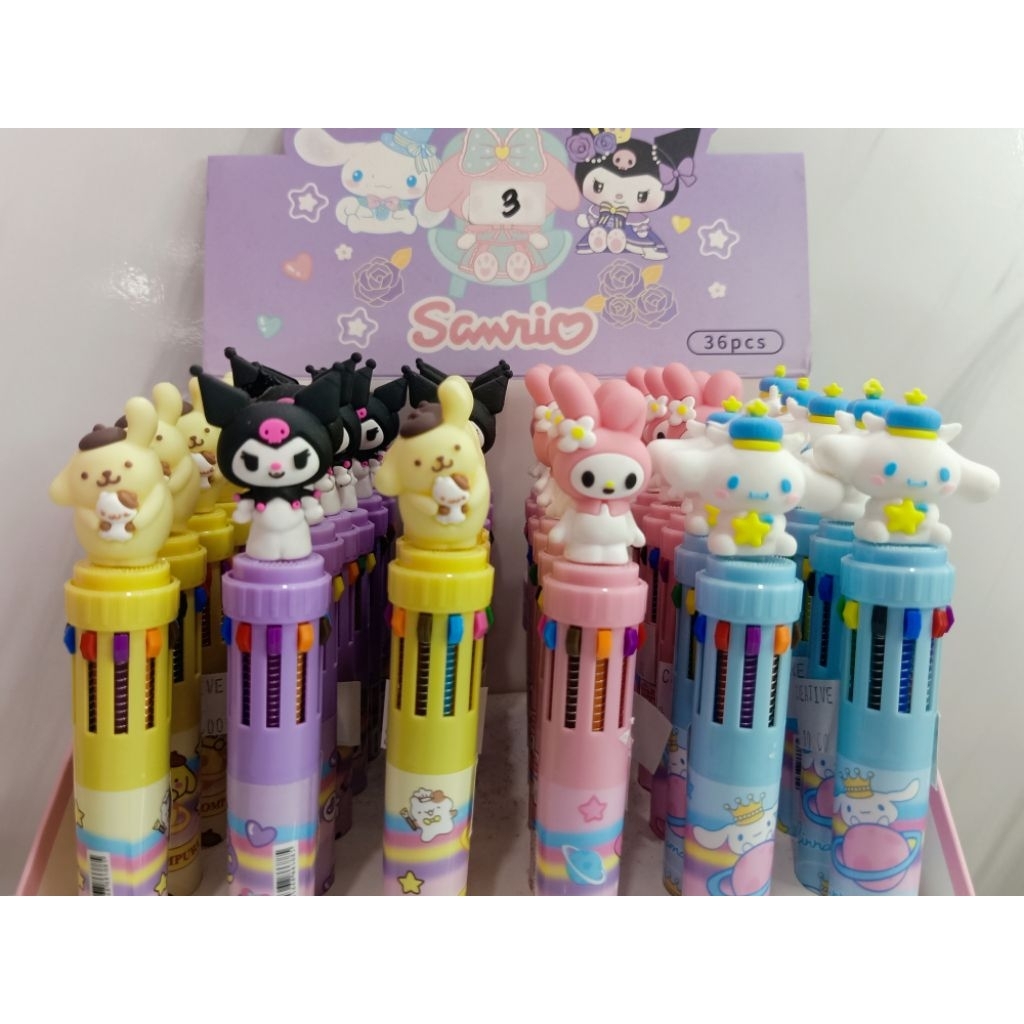 

Pulpen 10 Warna Sanrio