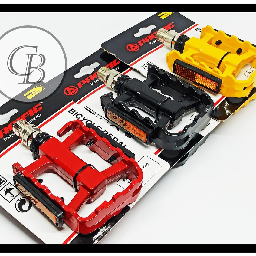 Pedal Sepeda MTB Sepeda Lipat Fixi Federal Bearing Alloy Pacific 443 As Besar Murah Ori Original Spa