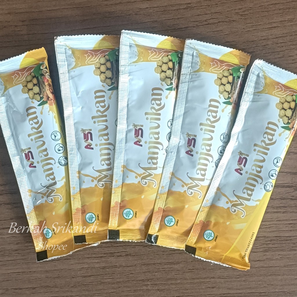

Jamu Herbal Wanita MSI Manjavikan Kemasan Sachet Praktis BPOM
