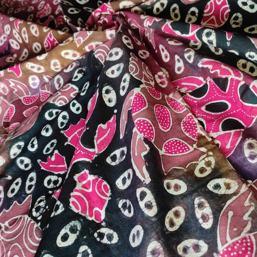Kain batik tulis antik mix warna alam & sintetis untuk kemeja pria dan wanita