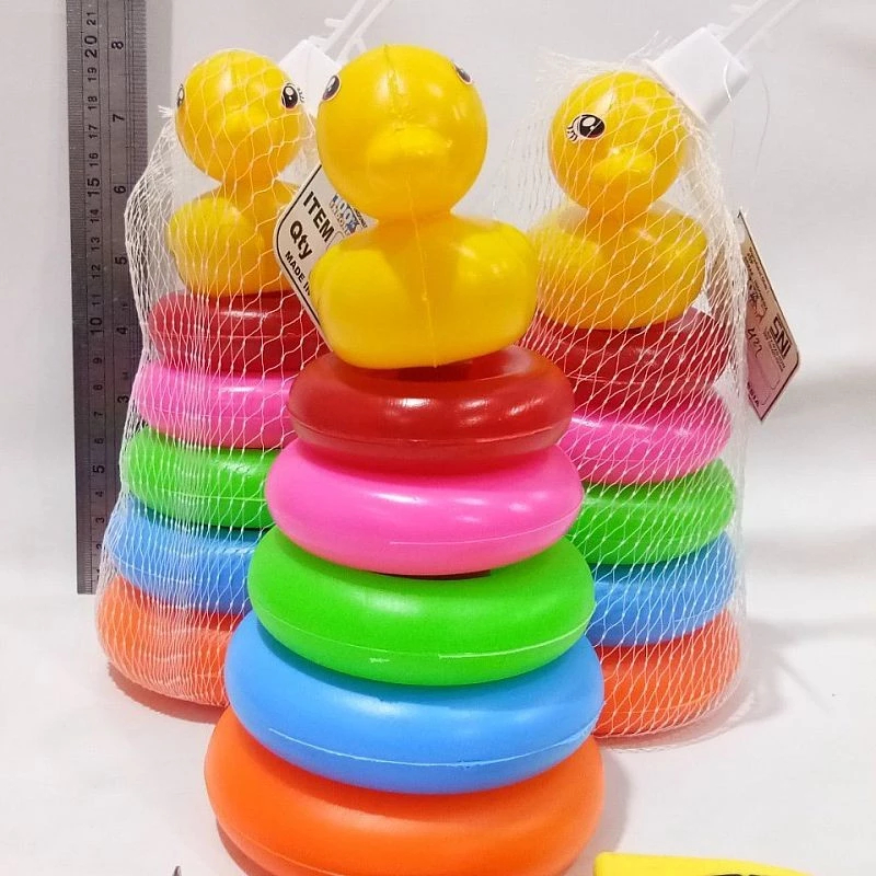 PROMO - MAINAN DONAT Susun/ Baby RING DONAT Bebek B427 /Mainan Edukasi Anak Montessori Bayi  2 3 4 5