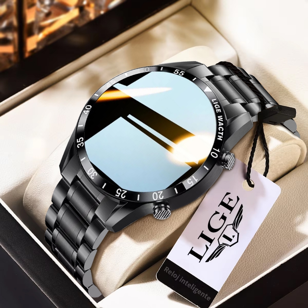 Murah Lige Jam Tangan Pintar Asli Bluetooth Tahan Air Layar Sentuh Penuh Jam Tangan Pintar Pria