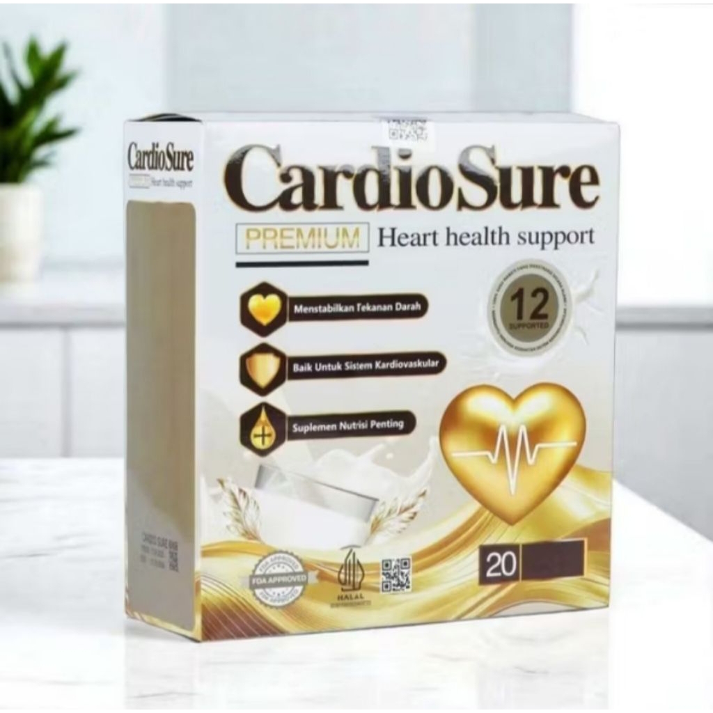 

Cardiosure Mlik Susu Obat Hipertensi Jantung Struk Kolesterol Asam Urat