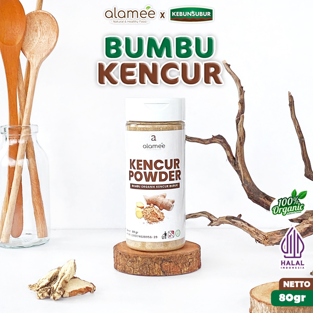

ALAMEE Bubuk Kencur Seasoning Bumbu Dapur Organik Murni Asli Powder Spice Tabur