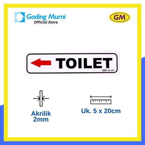 

GM LABEL TOILET KIRI LK-221 KECIL