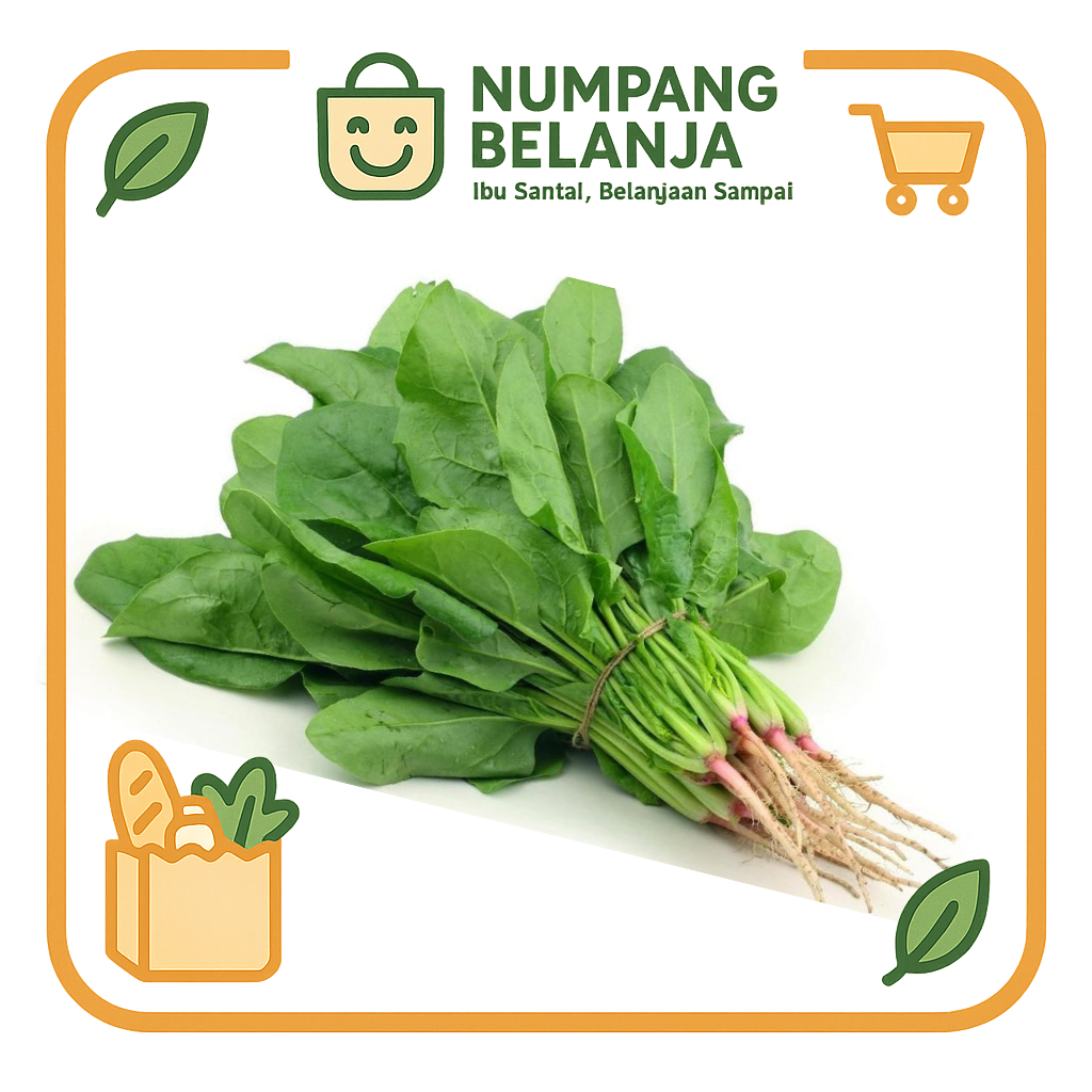 

bayam hijau sayur freh [150g]