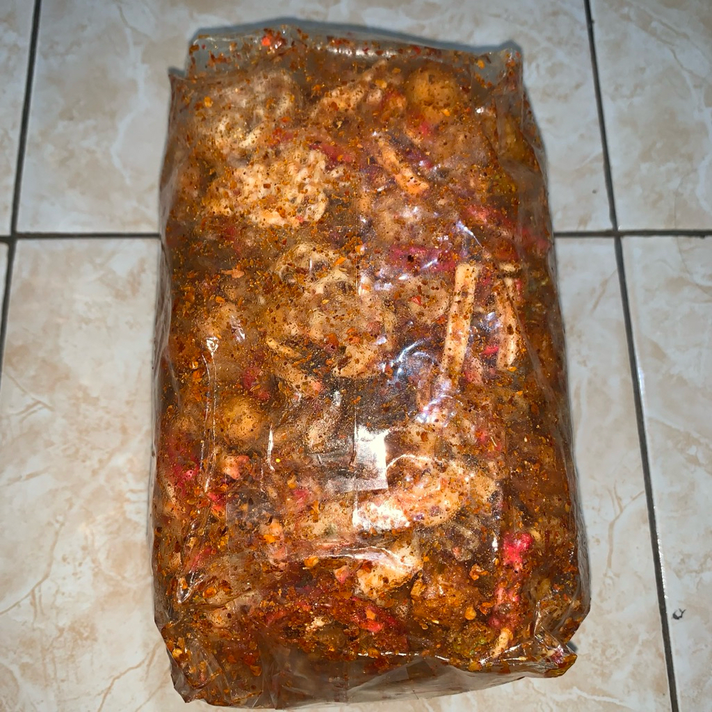 

Seblak Kering Mix Sebring Pedas Daun Jeruk Camilan Pedas Kerupuk Seblak Enak Renyah Seblak Kering Viral 100Gr